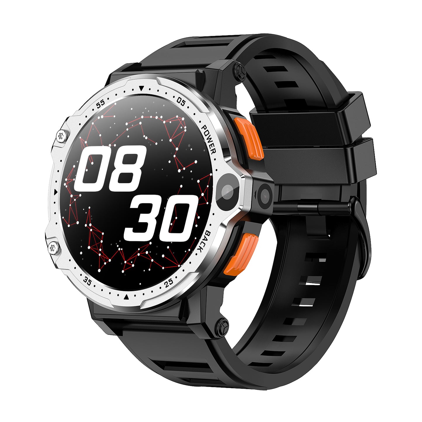 AP6 Smart Watch - Dual Camera 4G with Heart Rate & Blood Oxygen Monitoring