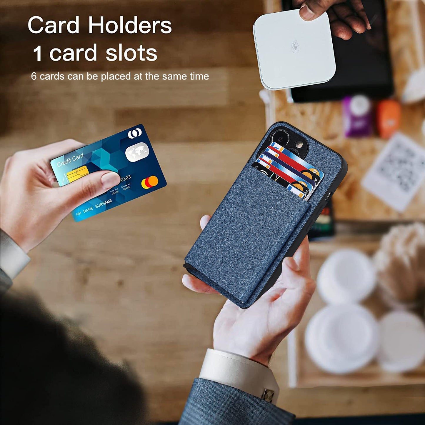 Suitable for iPhone 14 PROMAX plug-in phone case Apple 11 aluminum alloy wallet phone case IP13 protective case