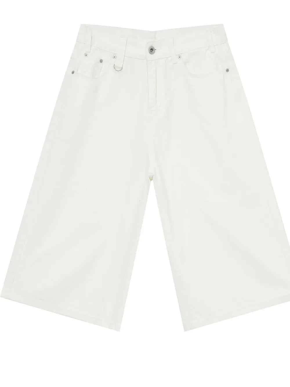 Men's Wide Leg Denim Shorts