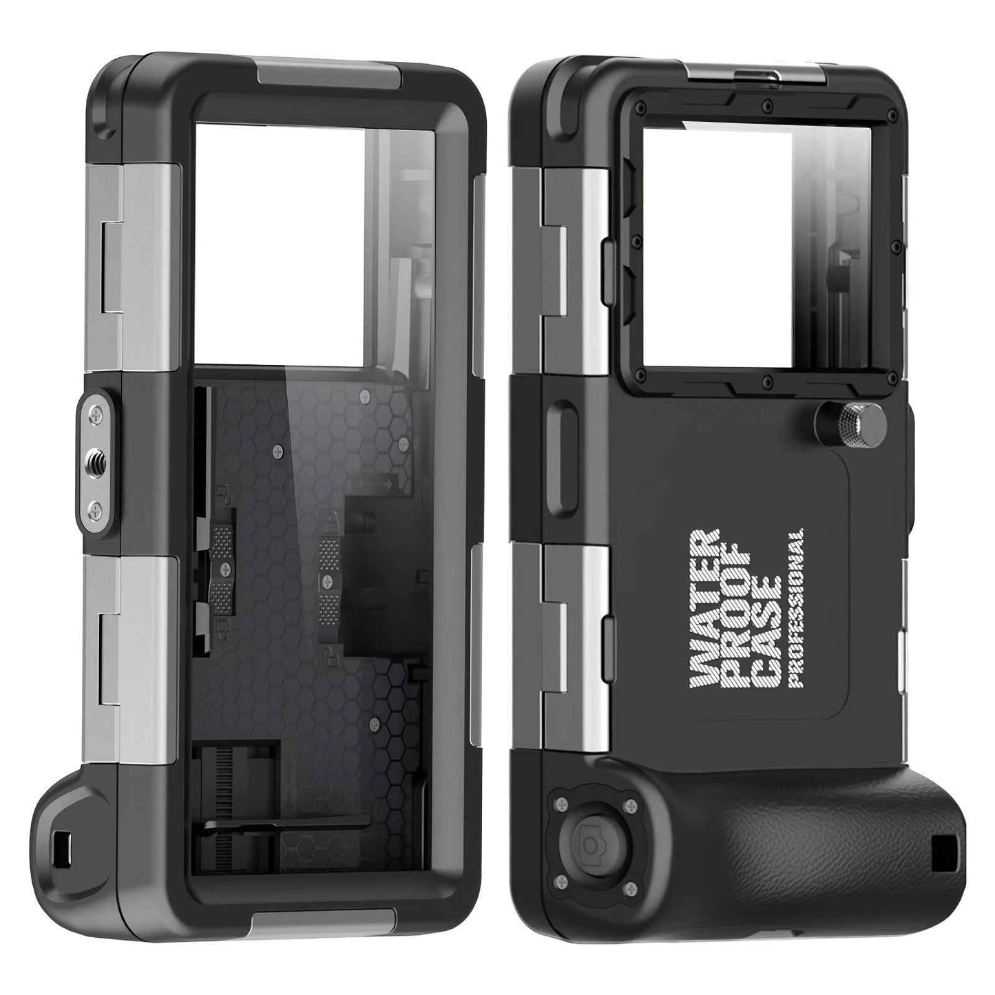 Up to 6.9 inches Waterproof Diving Case for Phones - Perfect for Swimming and Snorkeling - Compatible with iPhone 15, 14, 13, 12, 11, Pro Max, Plus, Samsung Galaxy Ultra and More - Protective Plastic Material