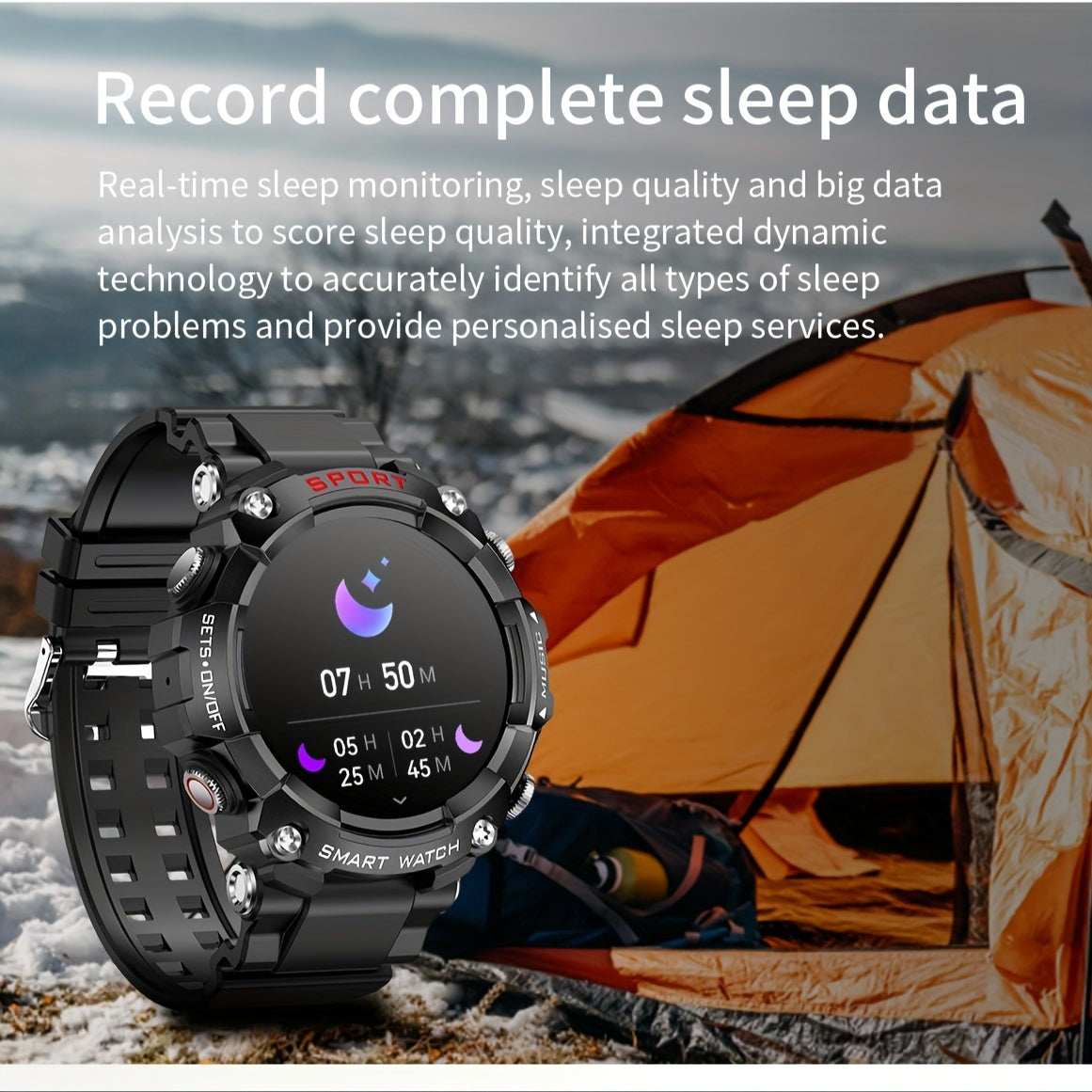 SmartFit Pro: All-in-One Smart Watch with TWS Earbuds, Fitness Tracker & MP3 Player