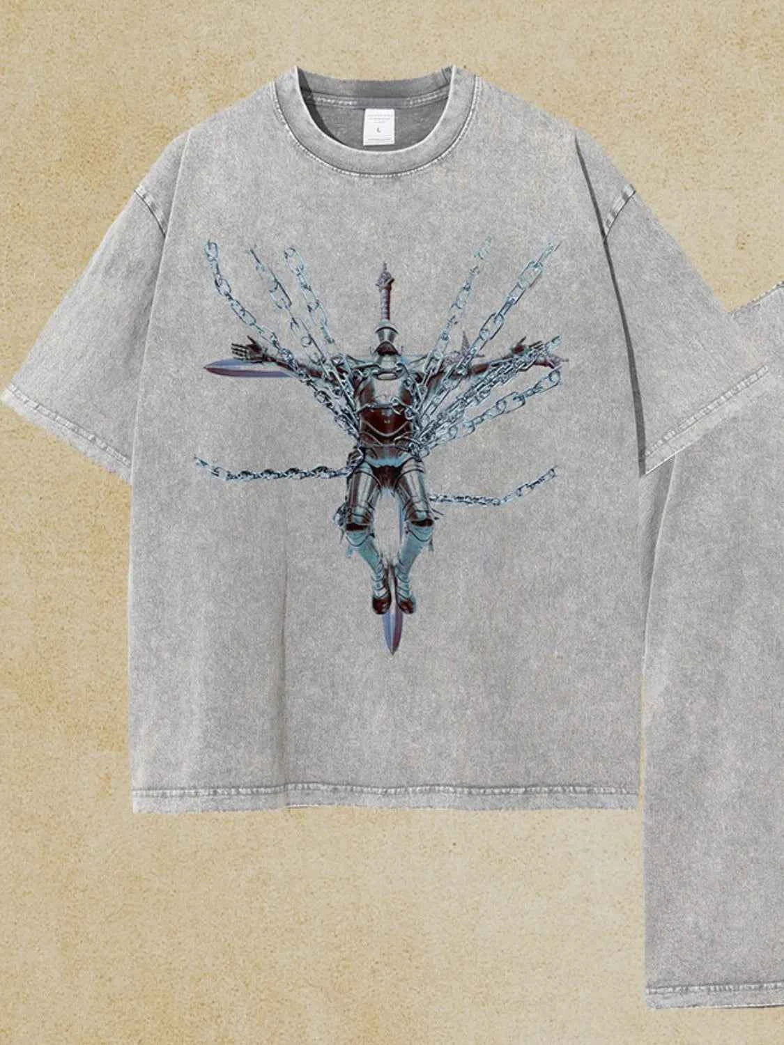 Men's Round Neck Graphic T-Shirt