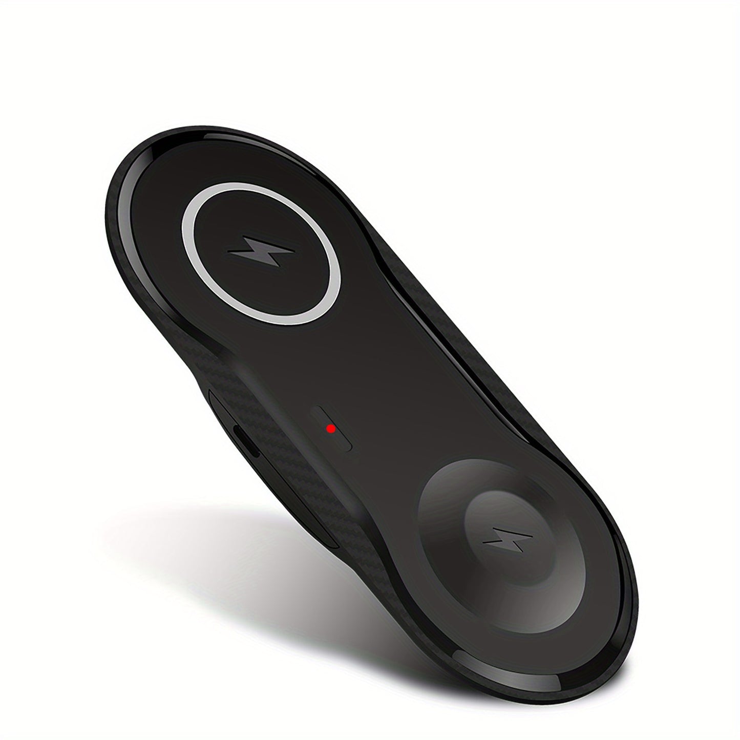 2-in-1 Wireless Charging Pad for Phone & Watch - Premium Tech Accessory Black