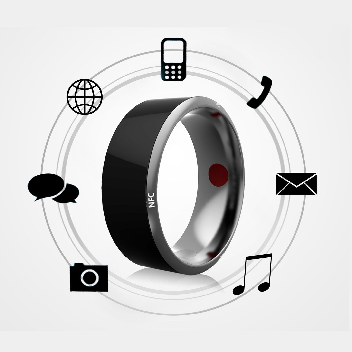 Premium Elite SmartRing Pro: Multifunctional High-Tech Wearable Device