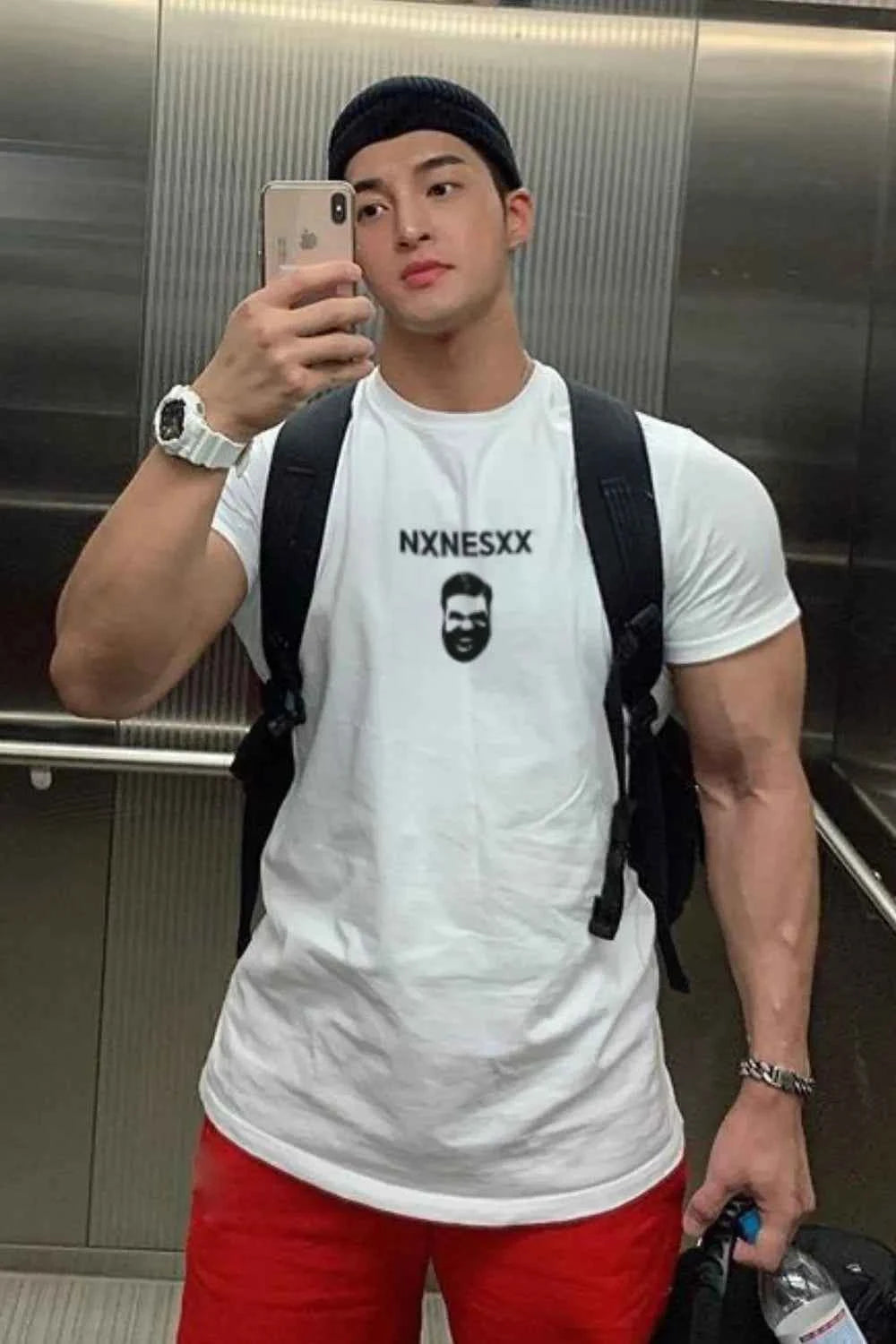 Men's Plus Size Round Neck Short Sleeve T-Shirt