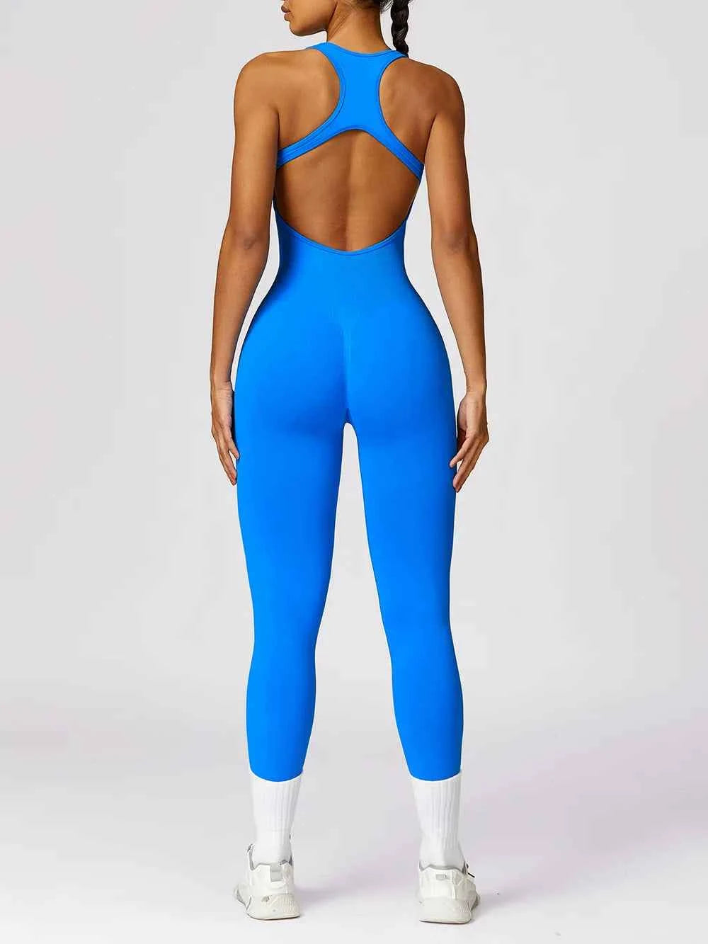 Signature Cutout Racerback Active Jumpsuit