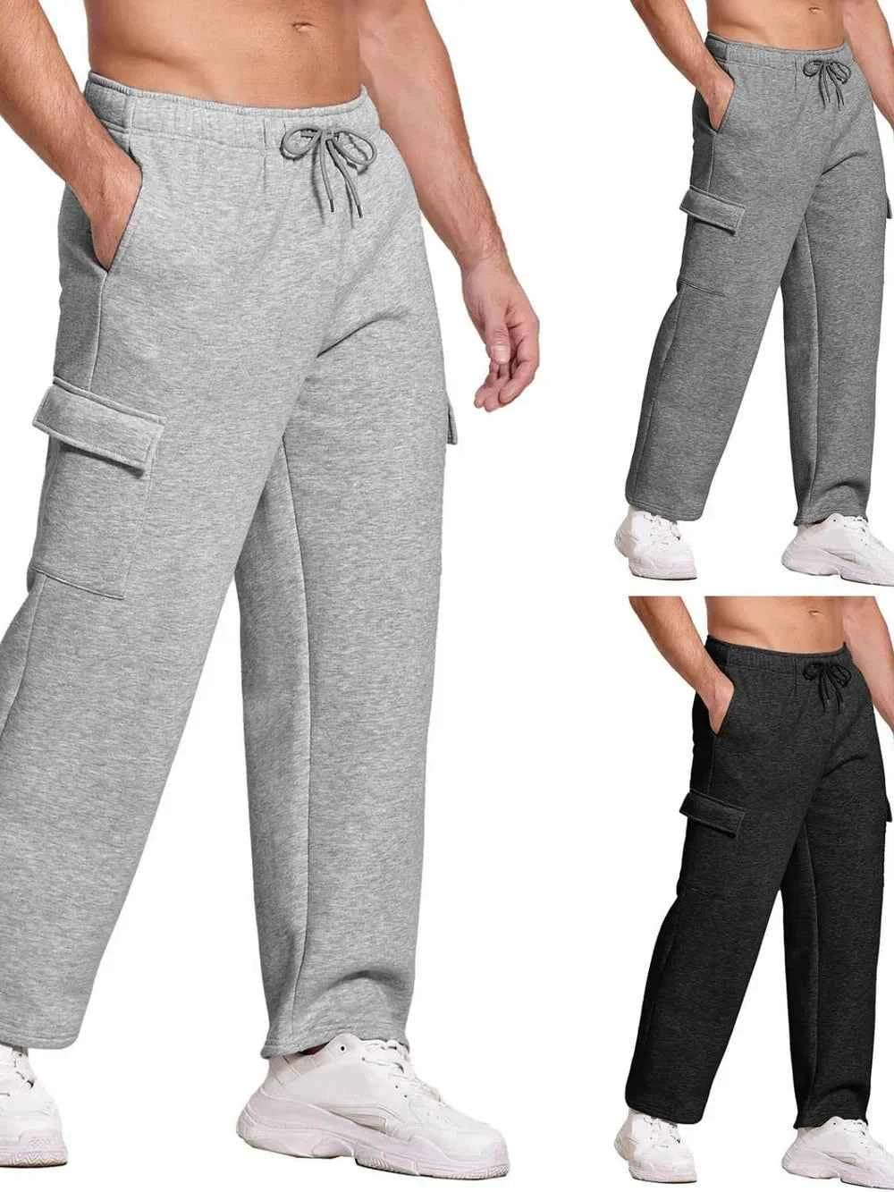 Men's Plus Size Drawstring Pants