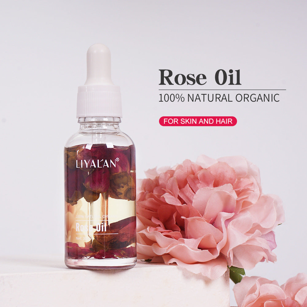 30ml Rose Oil - Hydrating Essential Oil for Face, Body & Hair - Top-Rated Customer Favorite