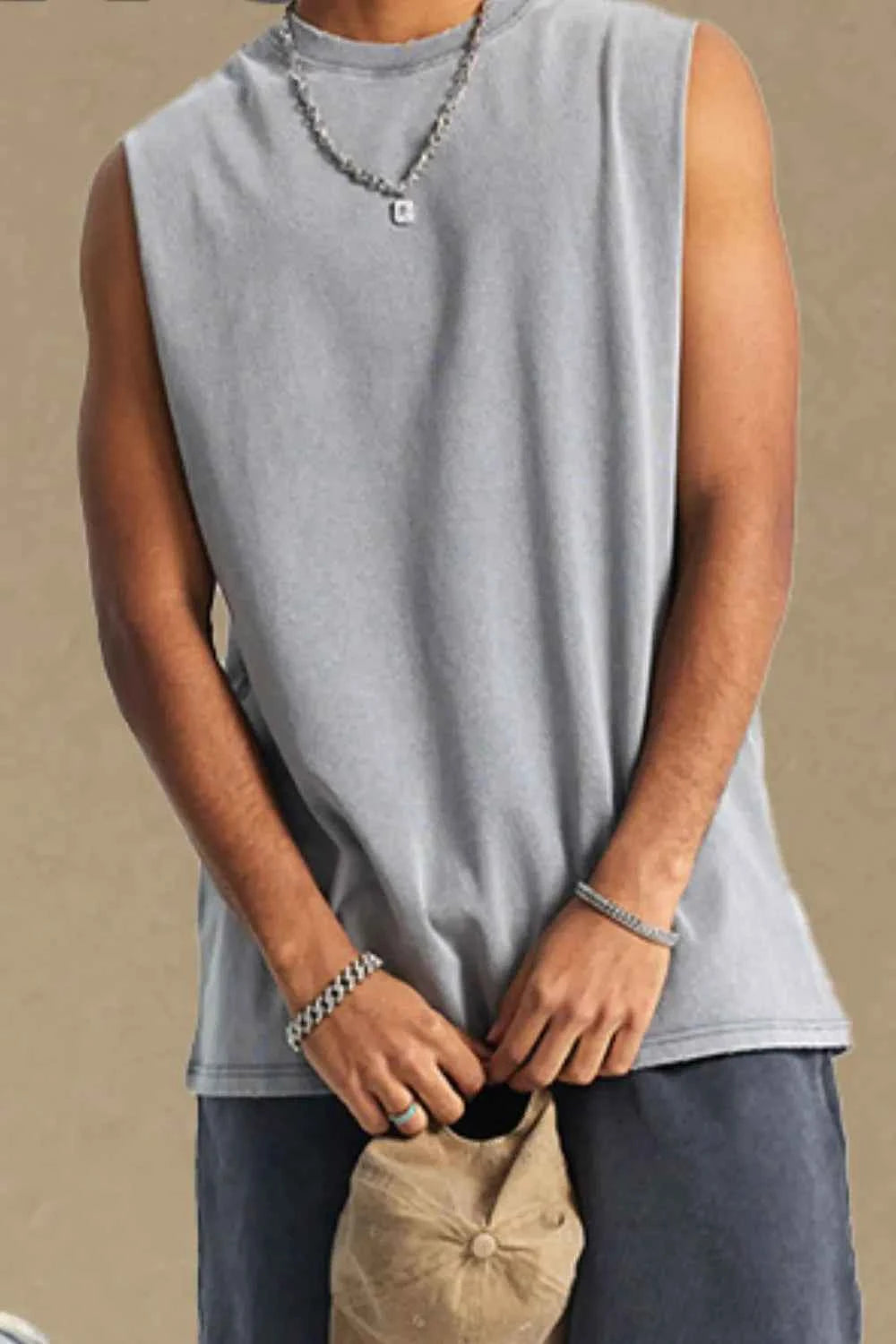 Men's Round Neck Tank