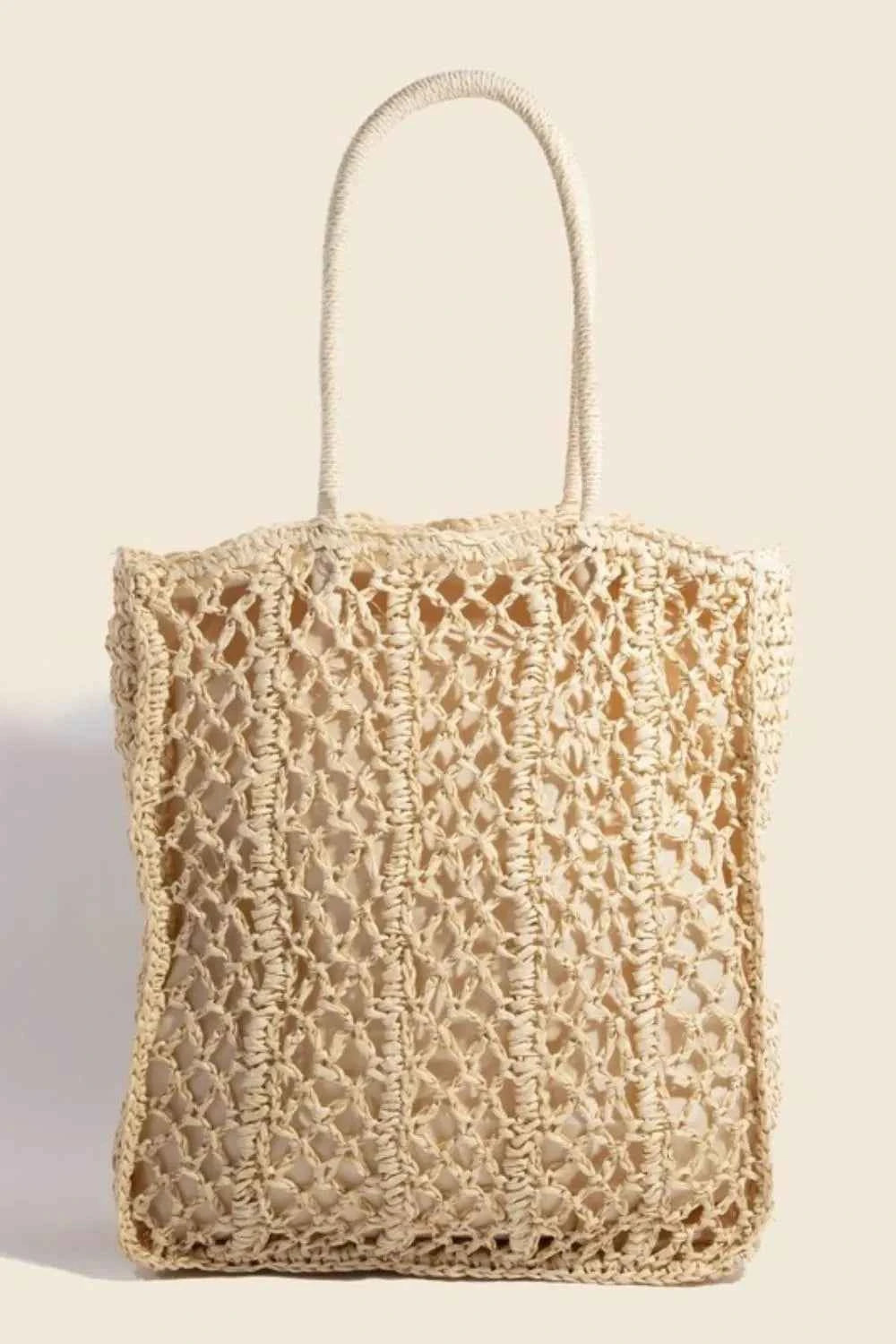 Fame Intricate Braided Tote Bag
