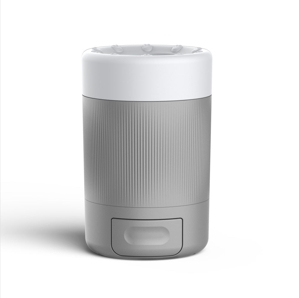 Signature Pet Foot Washing Cup Dog Beauty Paw Cleaning Tool With Towel Feature Foot Bath Bathing Artifact Gray