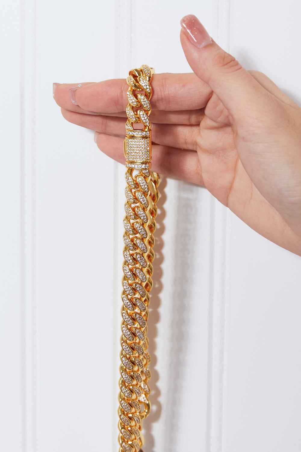UltraLux Brass Curb Chain Necklace
