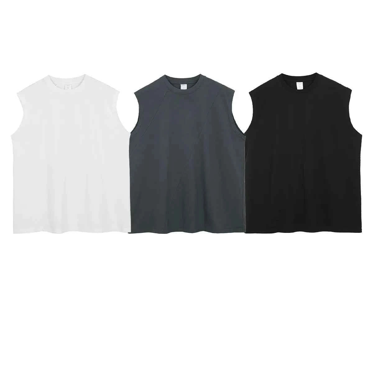 Signature Men's Solid Color Round Neck Tank