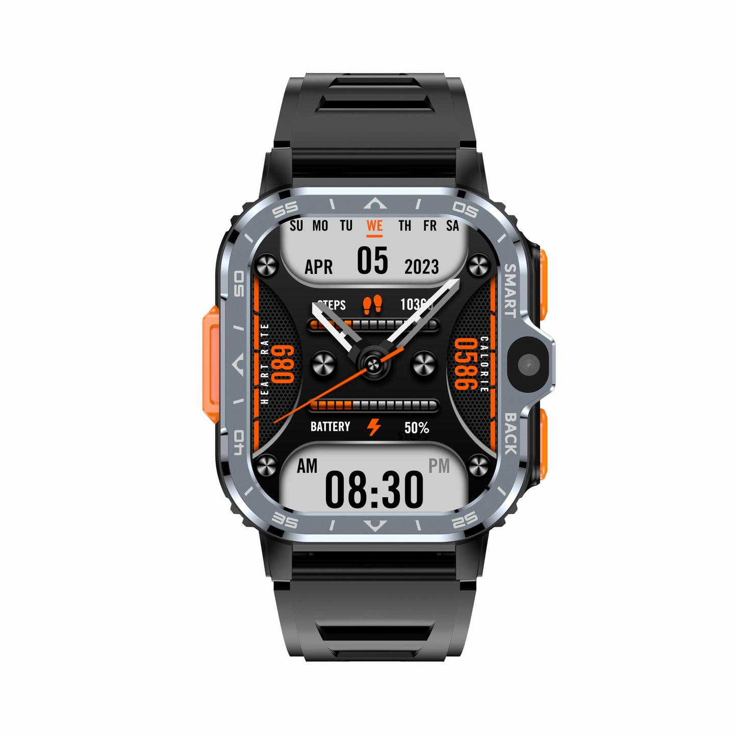 AP8 4G Smart Watch with Dual HD Cameras & Health Monitoring