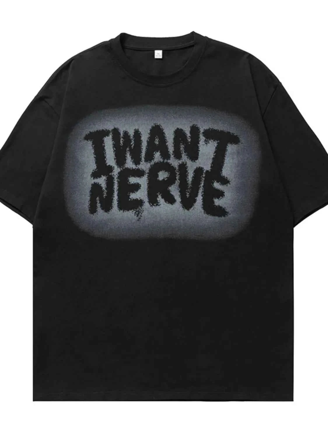 Men's Letter Round Neck Half Sleeve T-Shirt