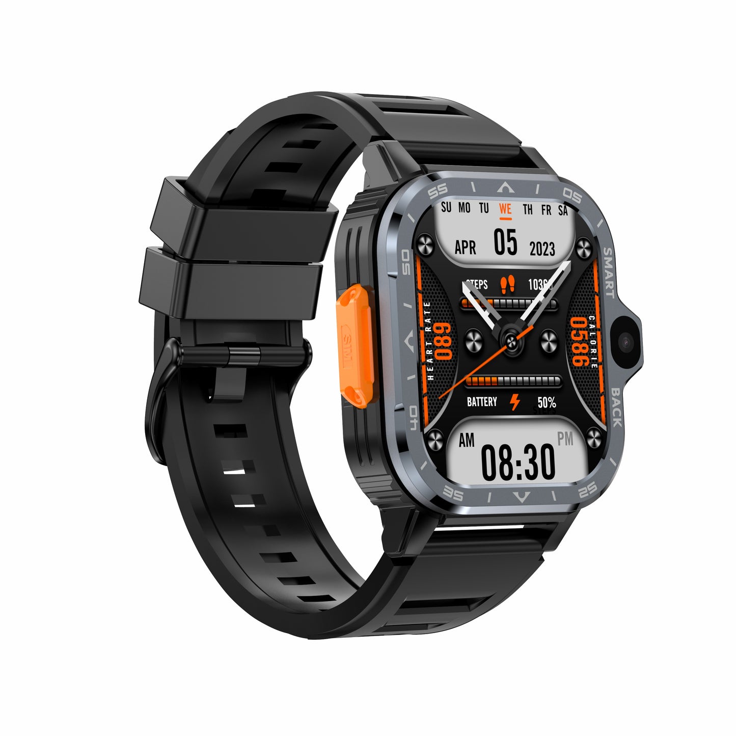 AP8 4G Smart Watch with Dual HD Cameras & Health Monitoring
