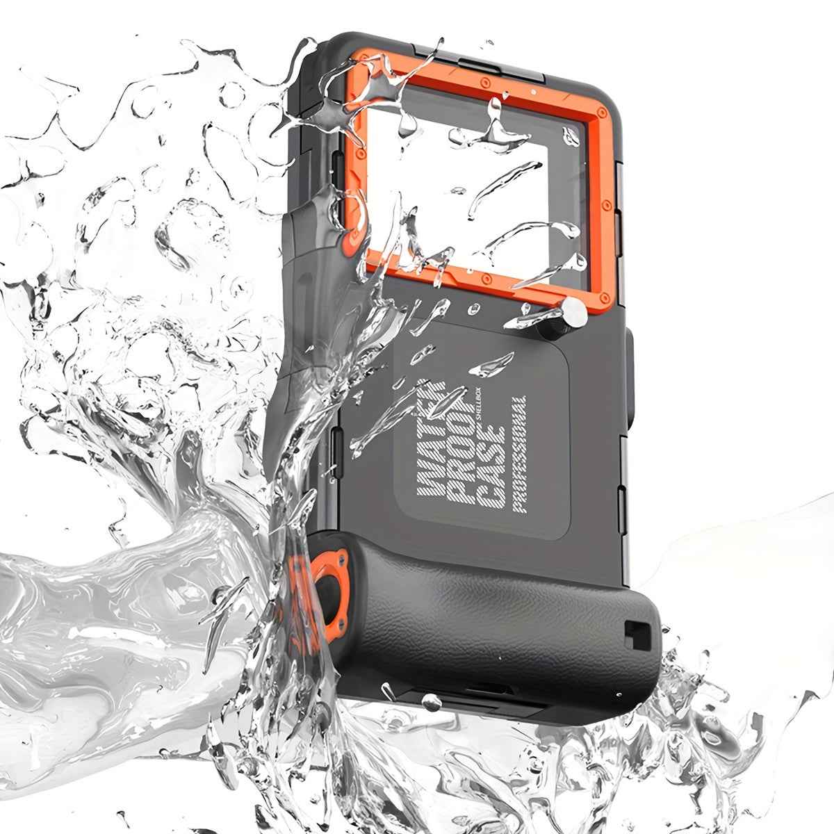Up to 6.9 inches Waterproof Diving Case for Phones - Perfect for Swimming and Snorkeling - Compatible with iPhone 15, 14, 13, 12, 11, Pro Max, Plus, Samsung Galaxy Ultra and More - Protective Plastic Material