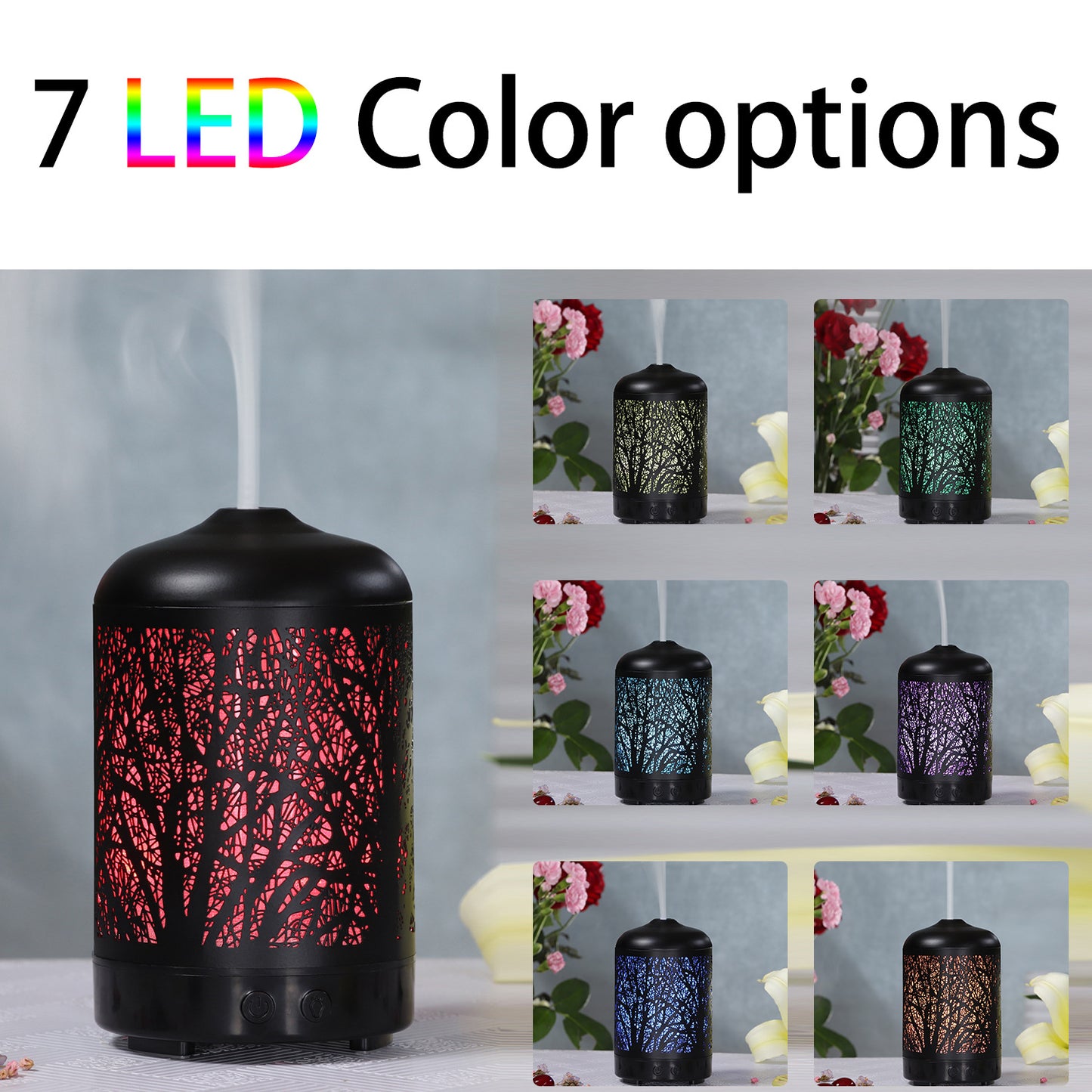 Creative Branch Mini Aroma Diffuser & Humidifier - Top-Rated, User-Friendly Design for Home & Office