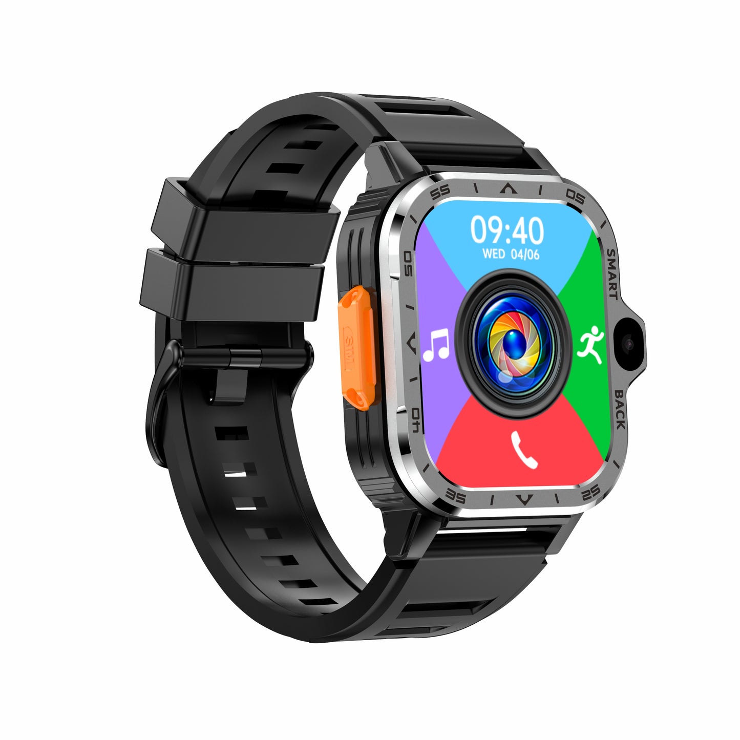 AP8 4G Smart Watch with Dual HD Cameras & Health Monitoring
