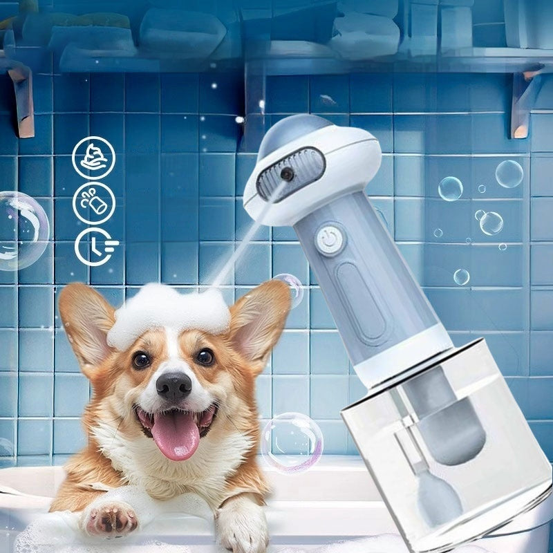 Signature Pet Cleaning Bathing Automatic Pet Shower Foaming Machine Cat Dog Bath Solution Foaming Machine Electric Bubble Machine