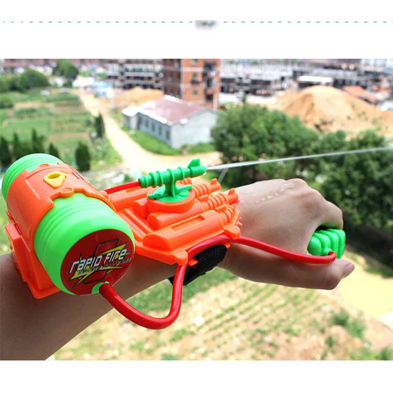 Signature Water Gun Toys Fun Spray Wrist Hand-held Children's Outdoor Beach Play Water Toy For Boys Sports Summer Pistol Gun Weapon Gifts