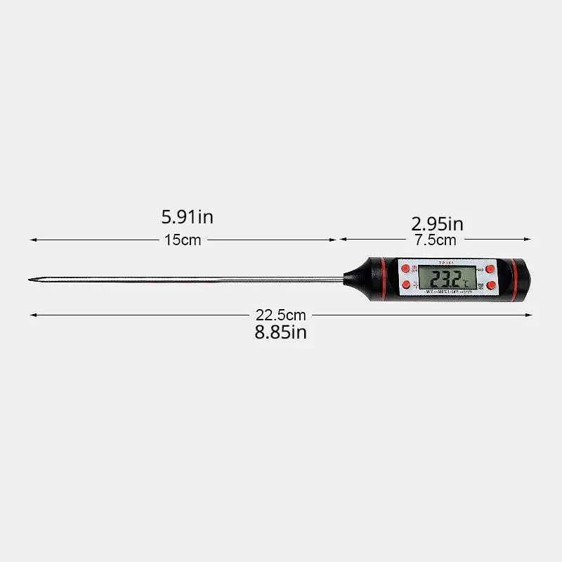 Digital Chef Pro Thermometer - Top-Rated Electronic Probe with Liquid Crystal Display
