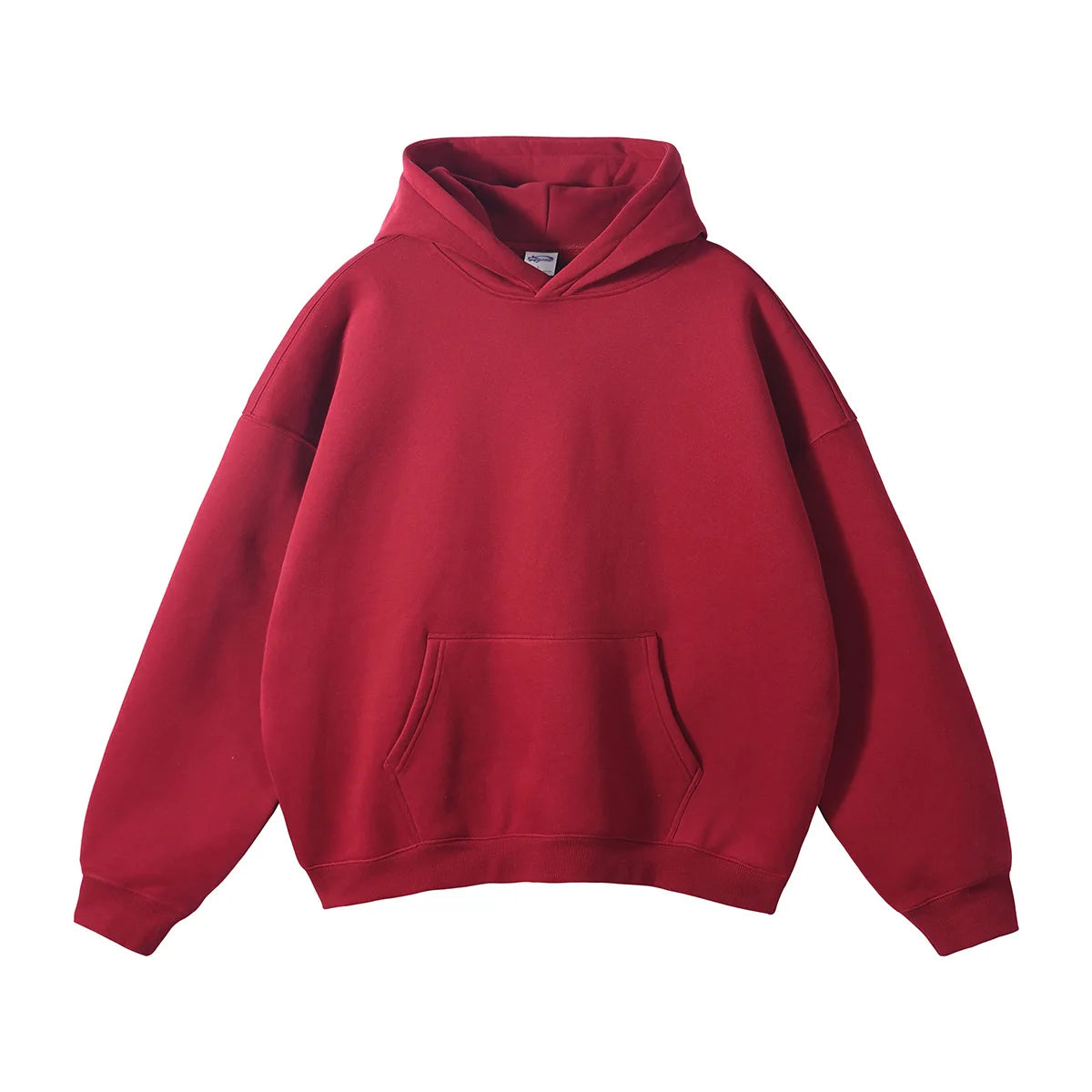 Loose fleece sweater Burgundy