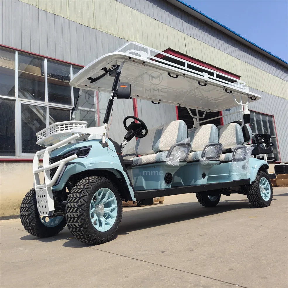 Affordable 4-Passenger Electric Golf Cart - Street Legal with Fuel-Efficient Gasoline Engine