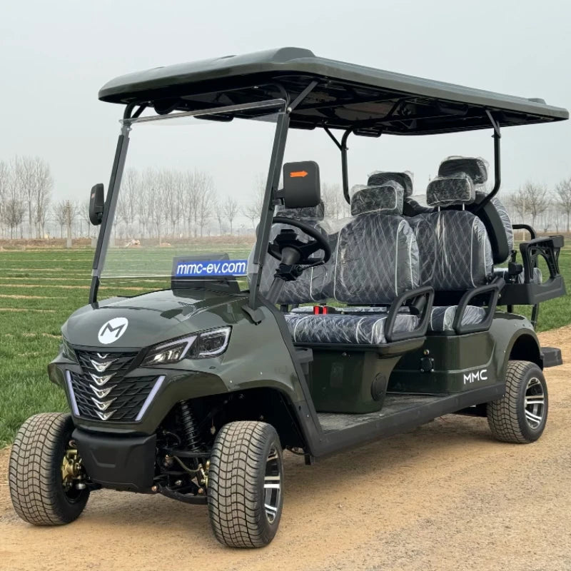 Brand New 4 Wheel Utility Vehicle 2 4 6 Seater 48/60/72V Electric Scooter Club Car Off Road Golf Cart With Rear Cargo Box MD6