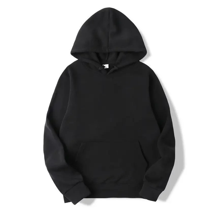 Plain Fleece Men Hoodies Sweatshirts Fashion Hooded Sweatshirt Unisex White Black Hoodies For Men Polerones Hombre Felpa Uomo 1