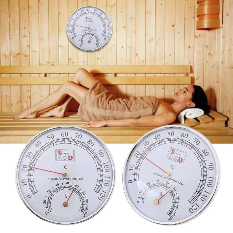 UltraLux Sauna Room Thermometer & Hygrometer for Home Outdoor Offices High