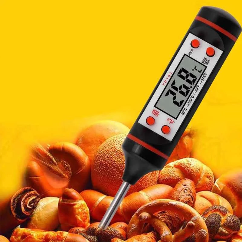 Digital Chef Pro Thermometer - Top-Rated Electronic Probe with Liquid Crystal Display