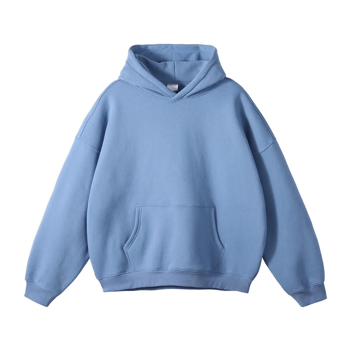 Loose fleece sweater SKY BLUE