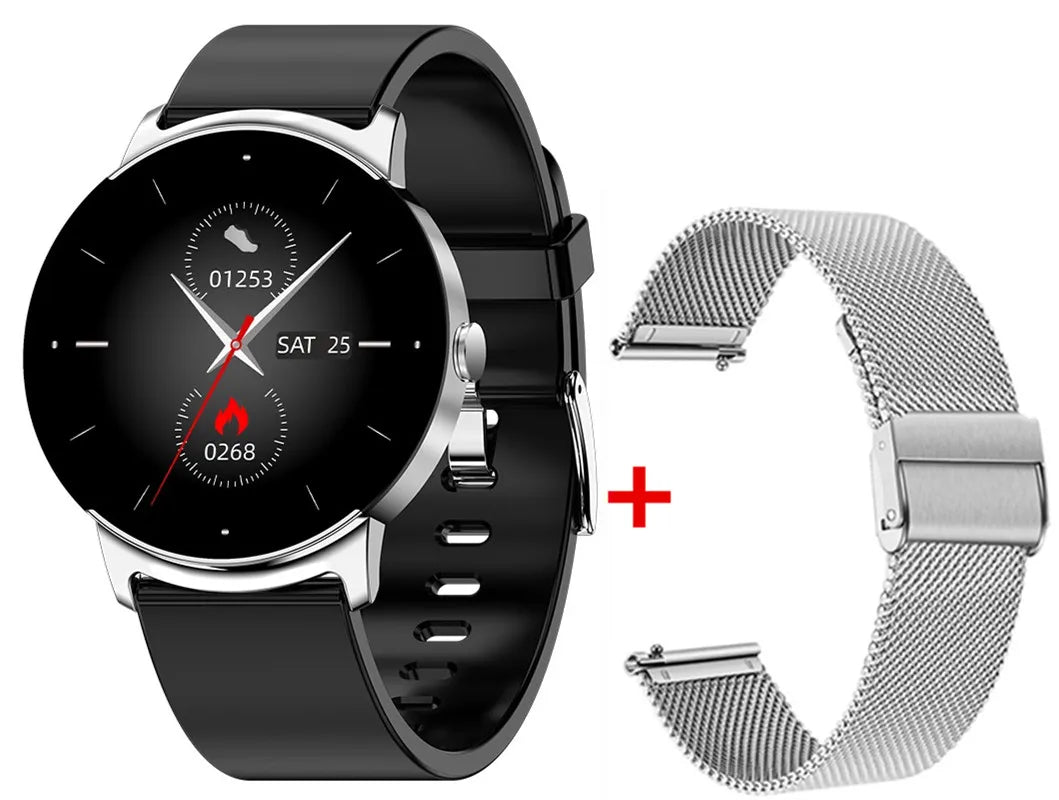 KS02 Smart Watch - Top Tech Wearable Silver Milan