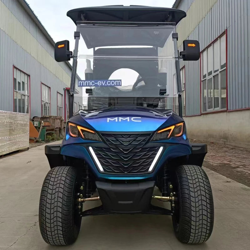 Brand New 4 Wheel Utility Vehicle 2 4 6 Seater 48/60/72V Electric Scooter Club Car Off Road Golf Cart With Rear Cargo Box