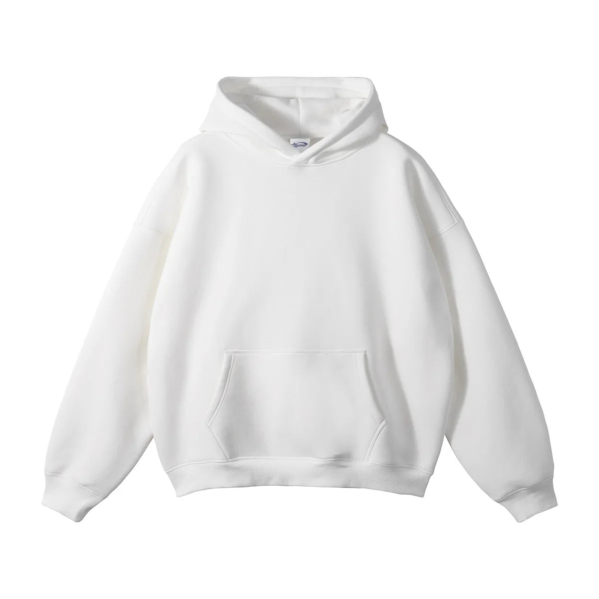 Loose fleece sweater WHITE