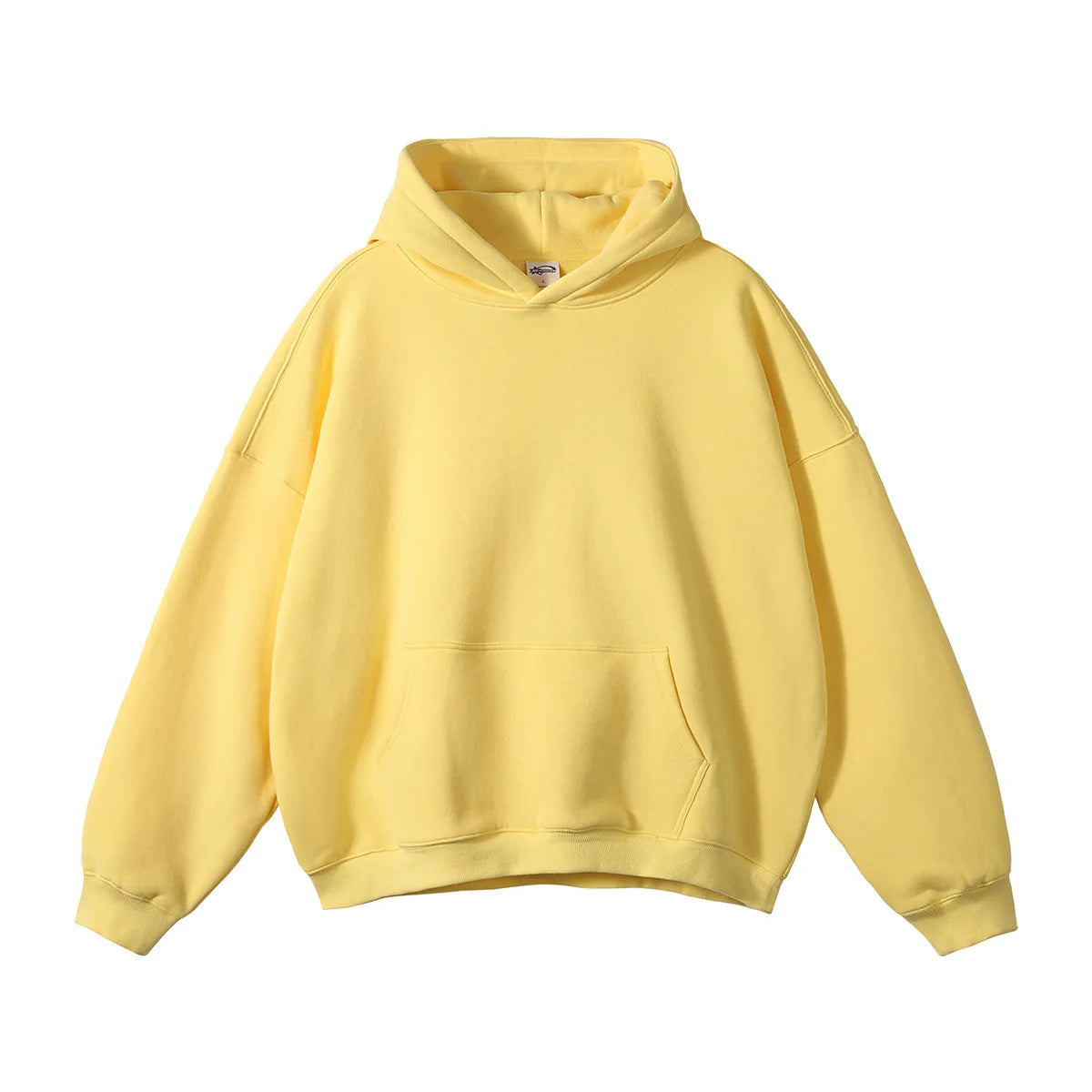 Loose fleece sweater Yellow