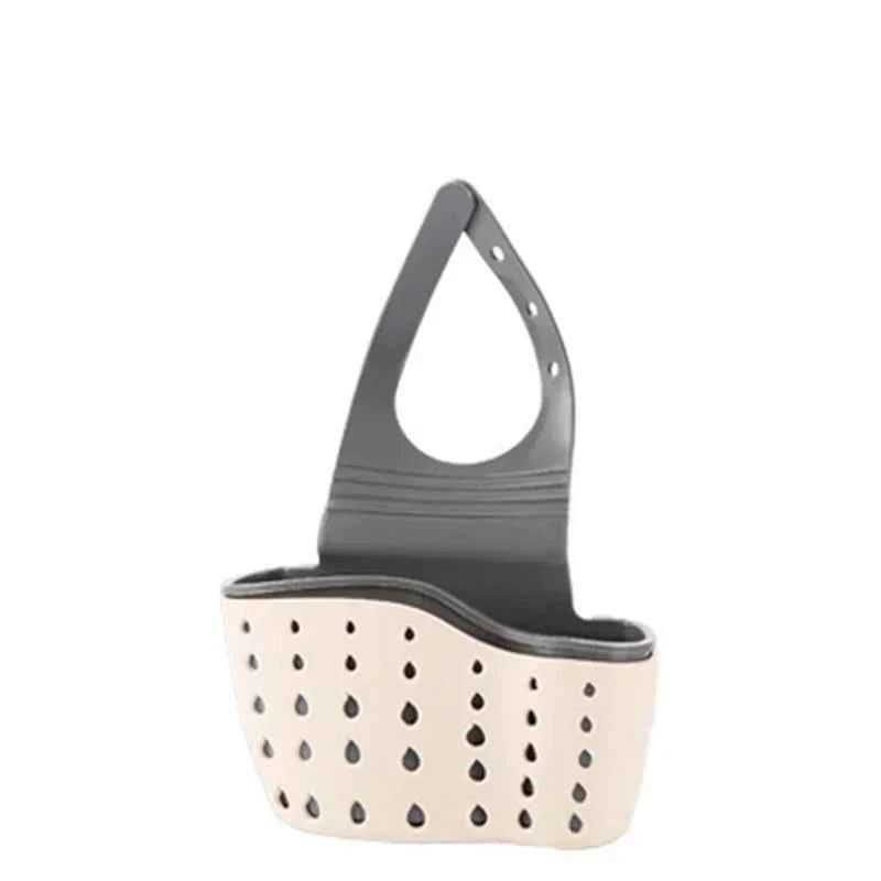 Kitchen Sink Bracket & Drainage Basket - Essential Kitchen Accessories Beige