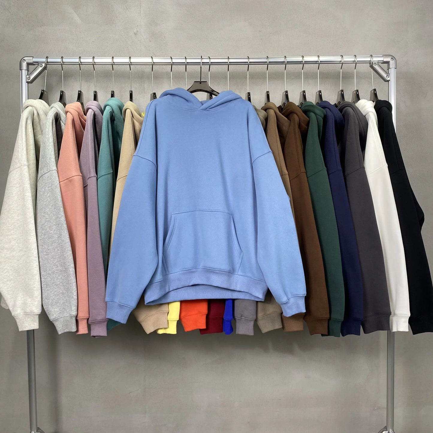 Loose fleece sweater