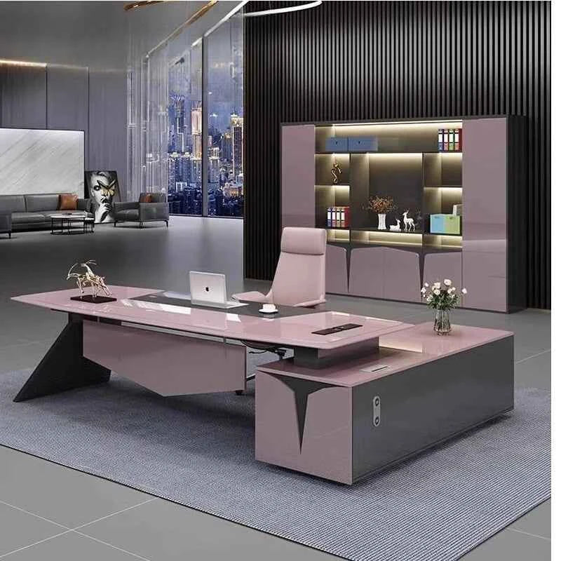 UltraLux Luxury Office Desk - Modern European Design for Executives