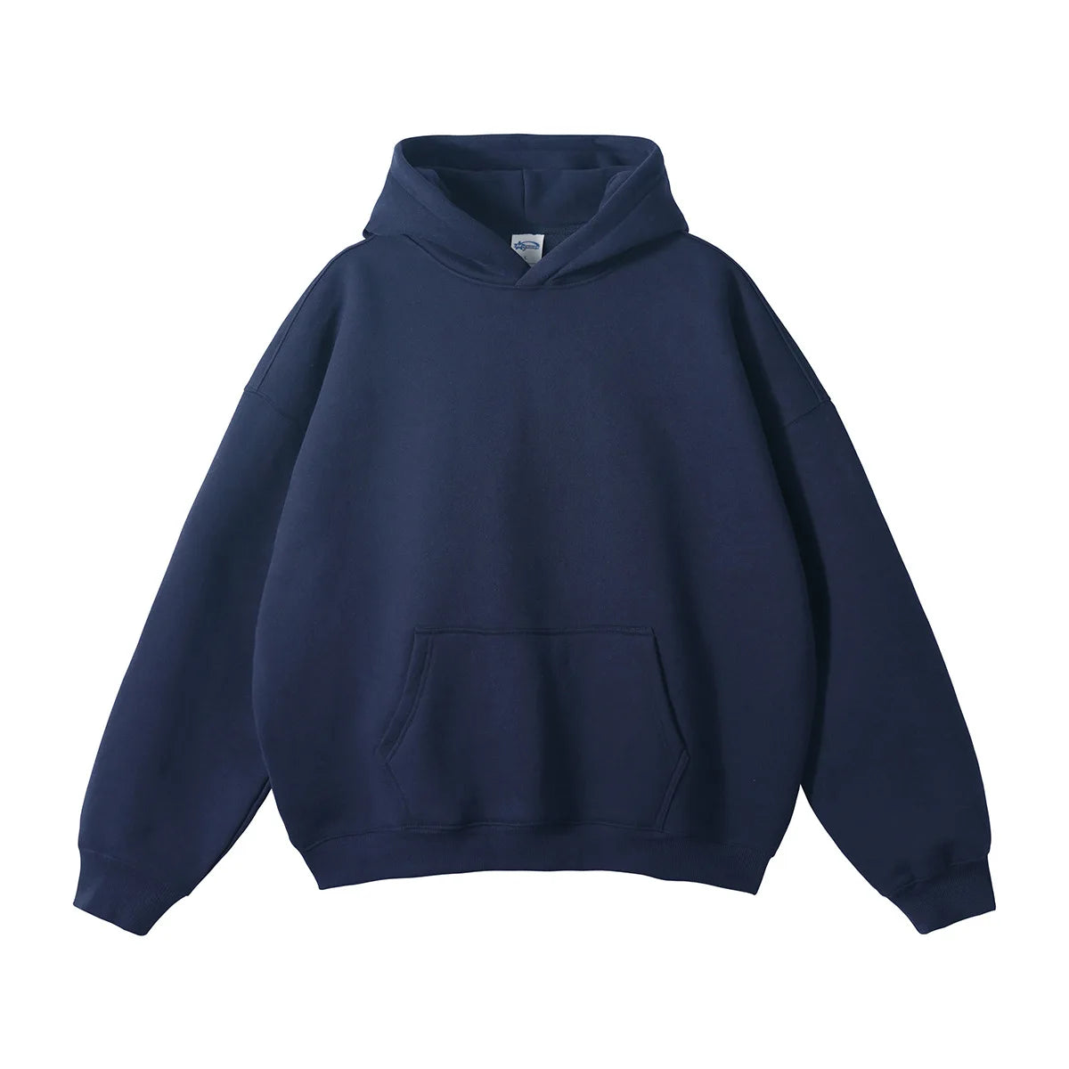 Loose fleece sweater Navy Blue