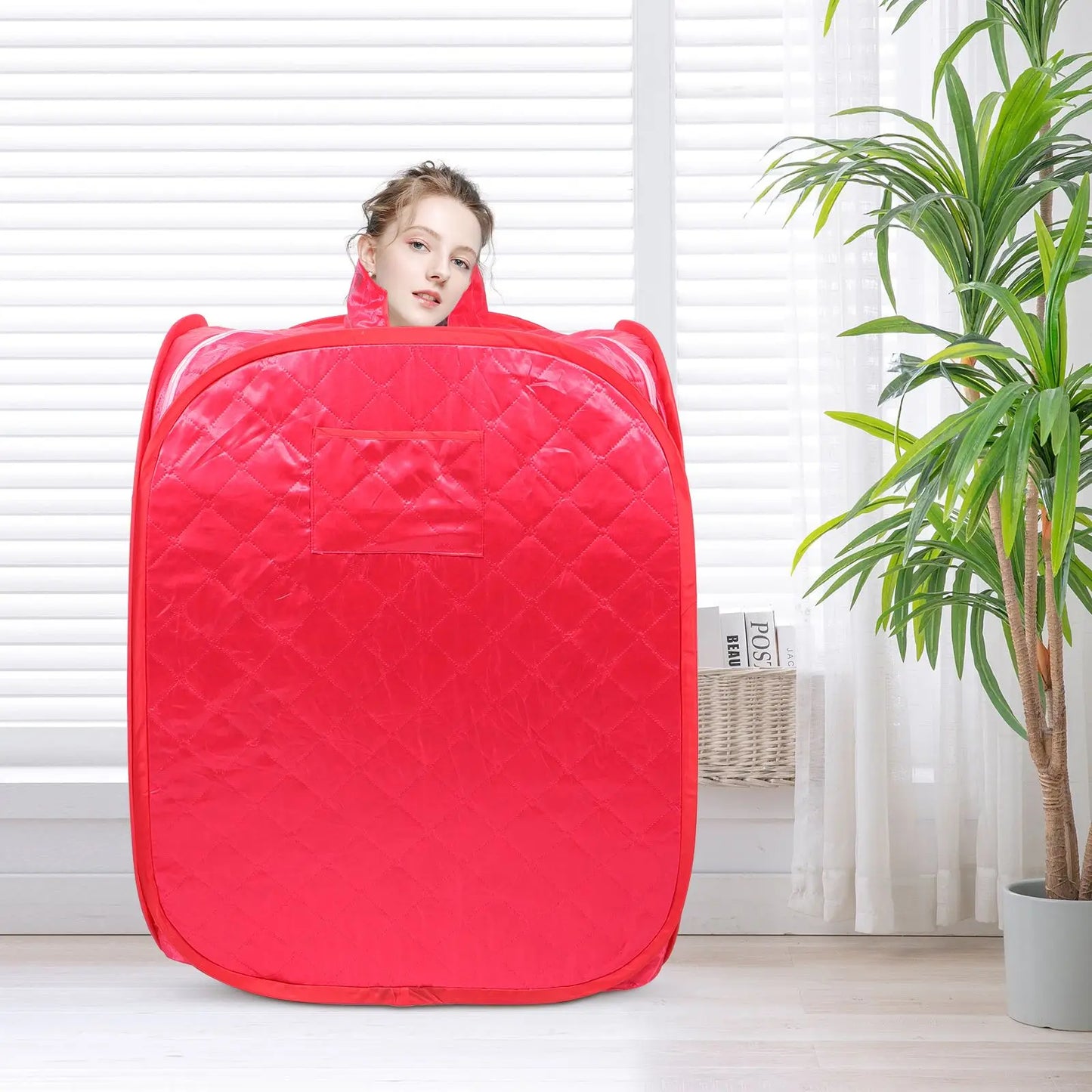 Folding Sauna Full Body Tent Portable Single Person Saunas Sweat Home Personal Spa Tents Steamer Pot at Home