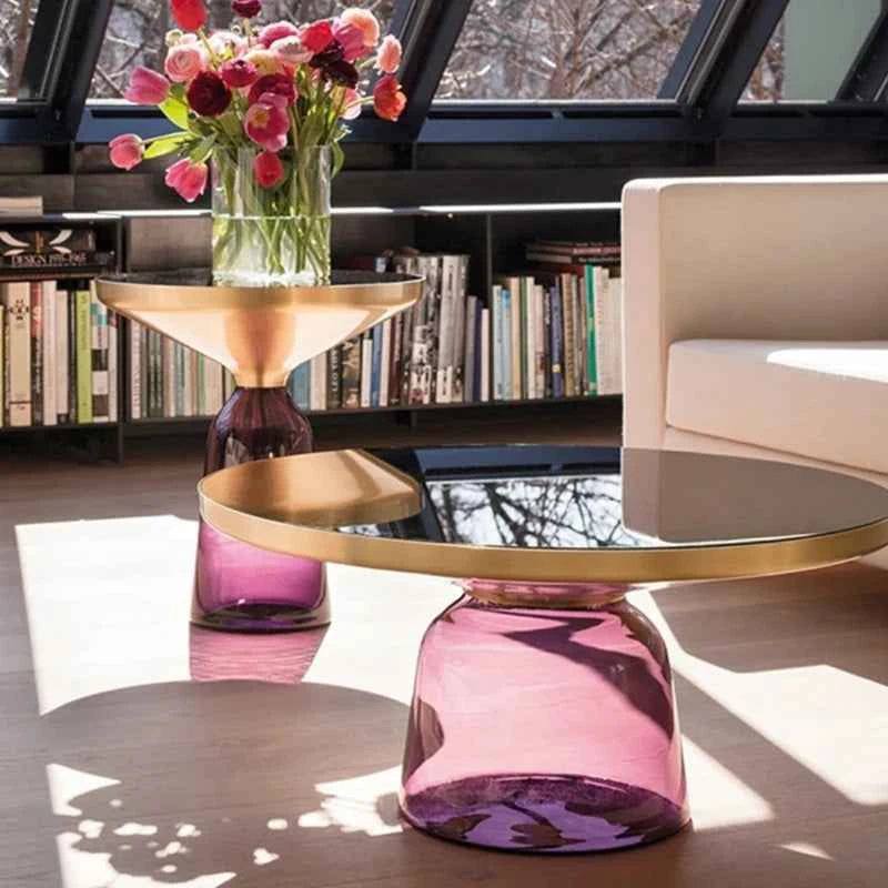 Multi-Purpose Standing Coffee Table - Modern Storage Organizer for Living Room & Office