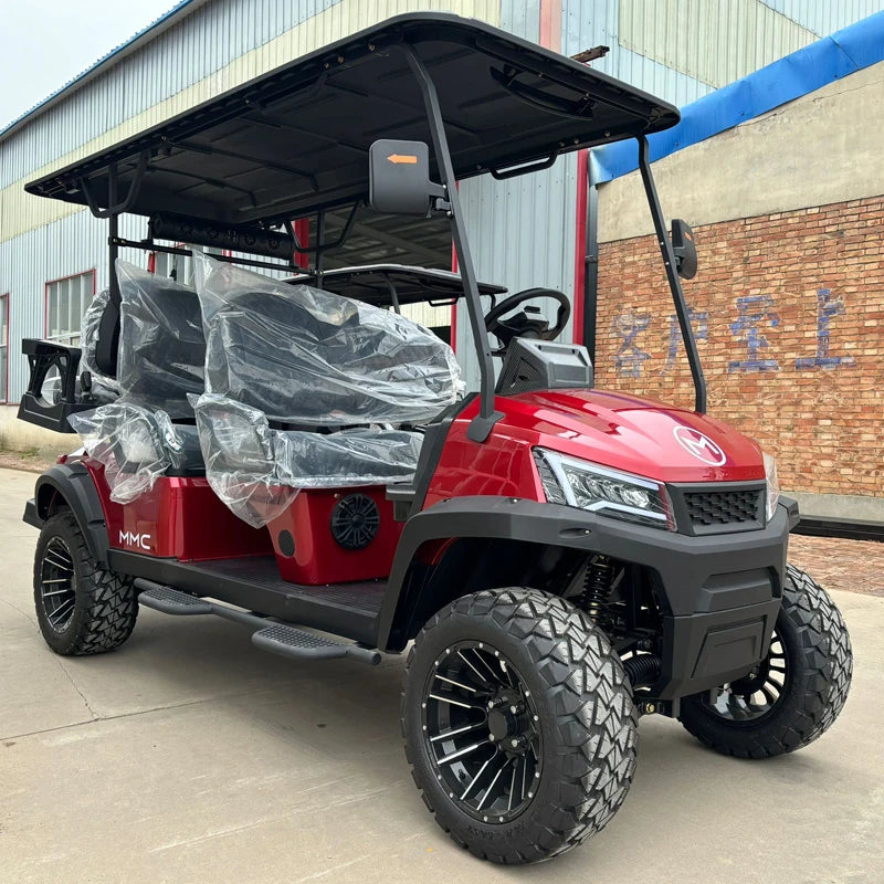 Luxury 6-Passenger Gas Golf Cart - Powerful 300cc/350cc Engine - Brand New Model