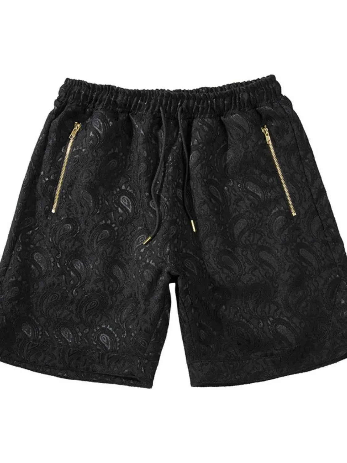 Men's Drawstring Printed Shorts