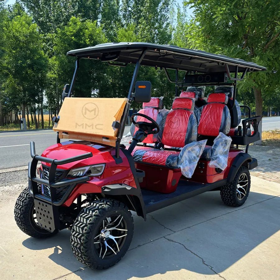 Affordable 4-Passenger Electric Golf Cart - Street Legal with Fuel-Efficient Gasoline Engine