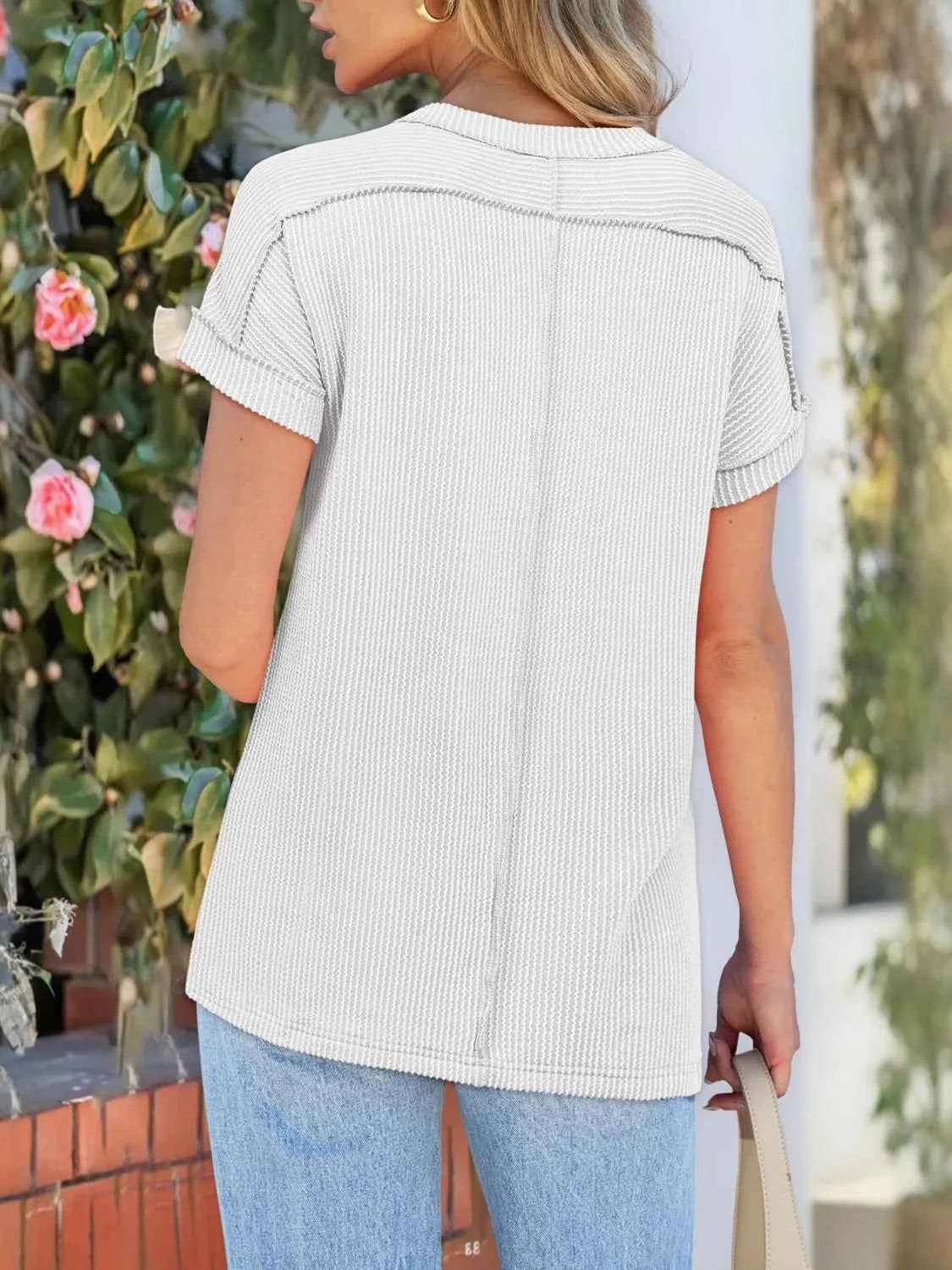 Round Neck Short Sleeve T-Shirt