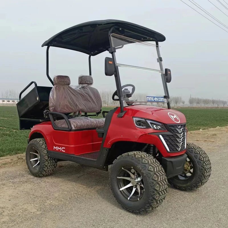 Brand New 4 Wheel Utility Vehicle 2 4 6 Seater 48/60/72V Electric Scooter Club Car Off Road Golf Cart With Rear Cargo Box