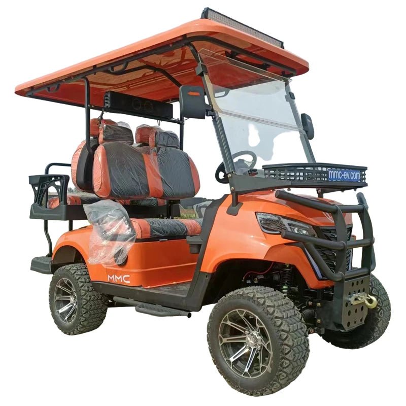 Brand New 4 Wheel Utility Vehicle 2 4 6 Seater 48/60/72V Electric Scooter Club Car Off Road Golf Cart With Rear Cargo Box MD4