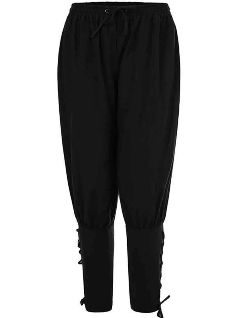 Signature Men's Full Size Drawstring Joggers Plus Size Black